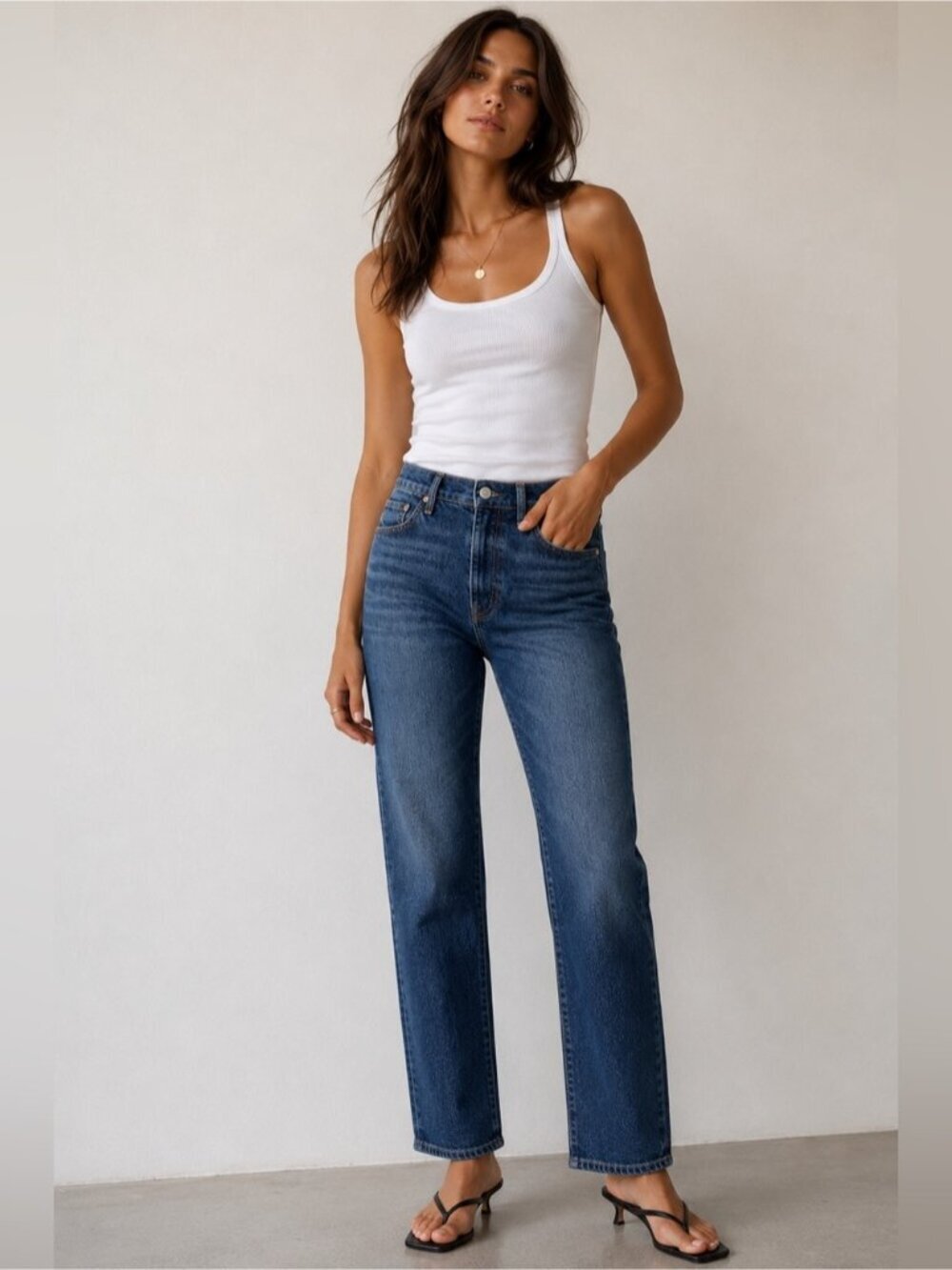 MOTHER The Superior Mid-Rise Straight Leg Jeans Women’s Size 27